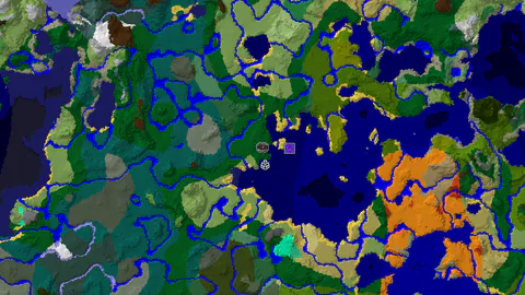 Forest Spawn With a Shipwreck and Ruined Portal Near