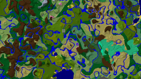 Savanna Spawn With Jungle Temple and Village Near By