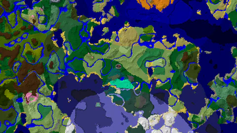 Forest Spawn With a Monument Under 1000 Blocks