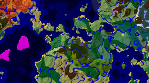 Dark Forest Spawn With Ancient City and Shipwreck Nearby