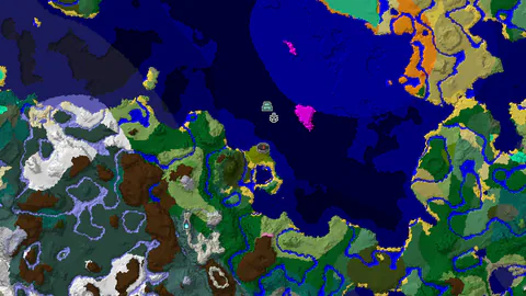 Bamboo Jungle Spawn with Shipwreck and Monument Nearby