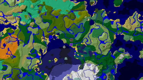 Forest Spawn With Ruined Portal and Shipwreck Near