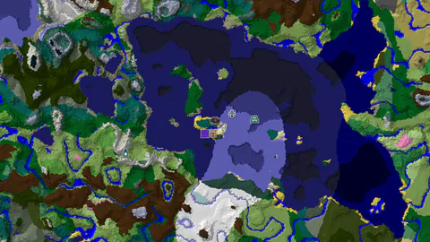 Taiga Spawn with Village 150 Blocks Away and Ancient City 1100 Blocks West
