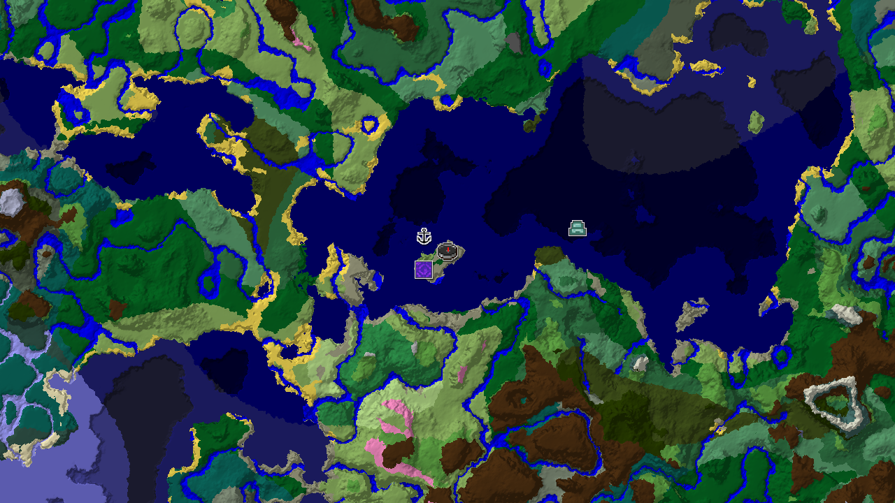 Shipwreck and Ruined Portal Near Forest Spawn