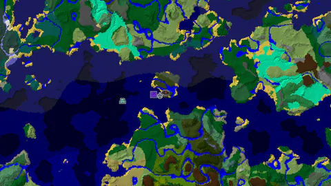 Dark Forest Spawn With a Shipwreck 97 Blocks Away