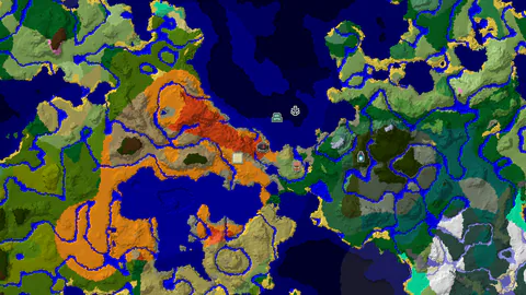 Desert Pyramid 269 Blocks From Badlands Spawn