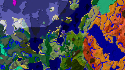 Dark Forest Spawn With an Ancient City 362 Blocks Away