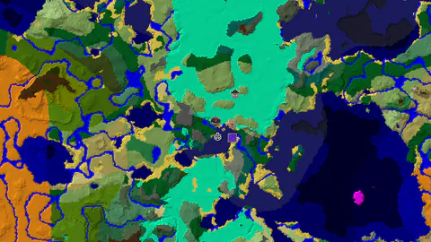 Waterside Village and Shipwreck Within 200 Blocks of Spawn