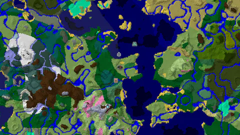 Flower Forest and Shipwreck Near Plains Spawn