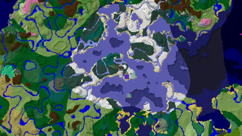 Snowy Plains Spawn With Shipwreck and Igloo Within 80 Blocks
