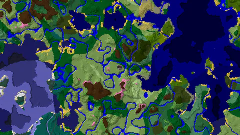 Plains Spawn With a Village About 250 Blocks Away