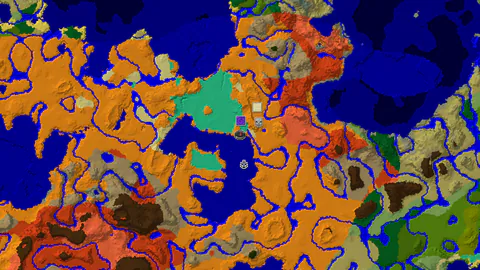 Mangrove Swamp Spawn With Outpost and Ruined Portal Near