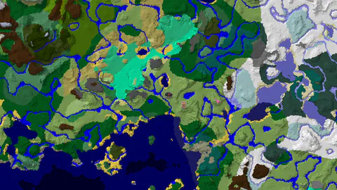 Plains Spawn With a Village About 280 Blocks Away