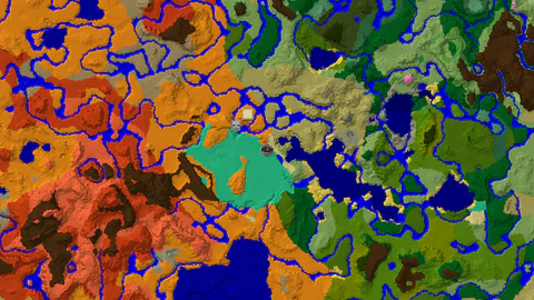 Mangrove Swamp Spawn With Outpost and Pyramid Within 400 Blocks