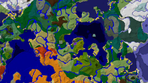 Jungle Peninsula Spawn With a Ruined Portal and Bamboo Jungle Nearby