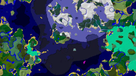 Igloo and Shipwreck Close to Icy Ocean Spawn