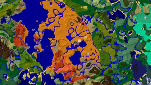 Desert Spawn with Village and Pyramid Within 250 Blocks