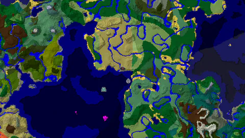 Shipwreck 276 Blocks From Savanna Spawn, Flower Forest Nearby