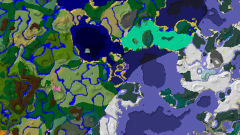 Shipwreck and Ruined Portal Near Taiga Spawn