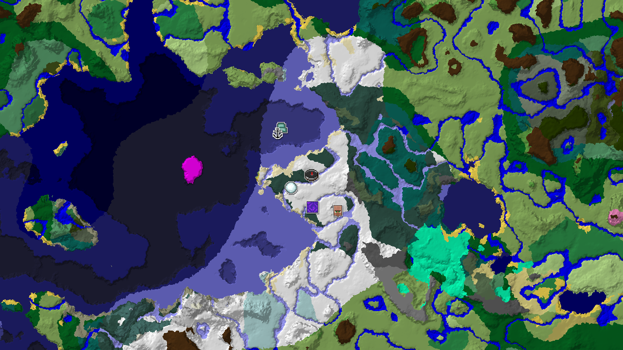 Igloo and Ruined Portal Near Snowy Plains Spawn