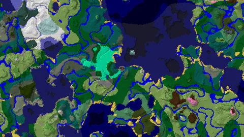 Ocean Monument and Shipwreck Within 430 Blocks of Spawn