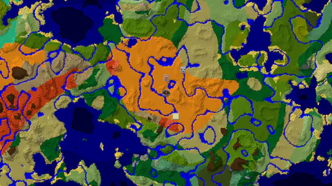 Desert Spawn With a Village About 230 Blocks Away