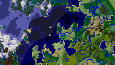 Flower Forest and Shipwreck Near Spawn