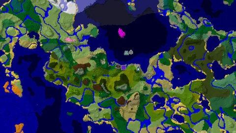 Forest Spawn With Ruined Portal and Ancient City Nearby