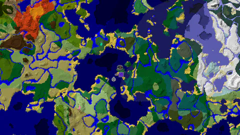 Birch Forest Spawn With a Nearby Ruined Portal and Nether Fortress