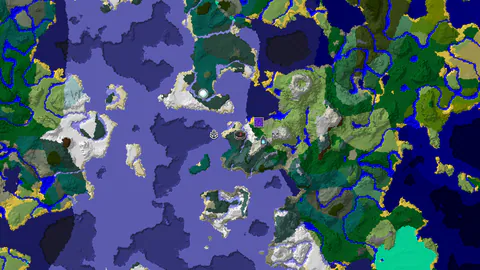 Snowy Taiga Spawn With Ancient City and Ruined Portal Near