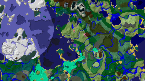 Coastal Spawn with Shipwreck and Ruined Portal Near