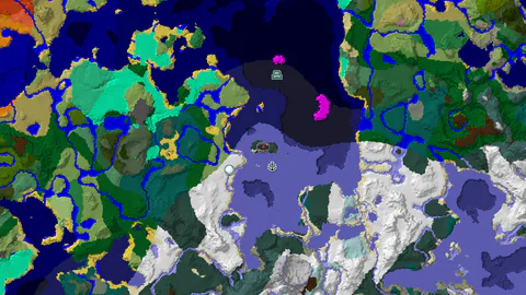 Frozen Spawn With Shipwreck and Igloo Within 400 Blocks