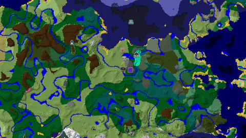Plains Spawn With Ruined Portal and Pillager Outpost