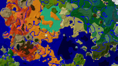 Village, Shipwreck, and Mangrove Swamp Near Spawn