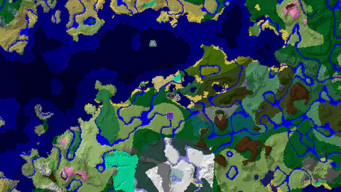 Forest Spawn With Shipwreck and Ocean Monument Nearby