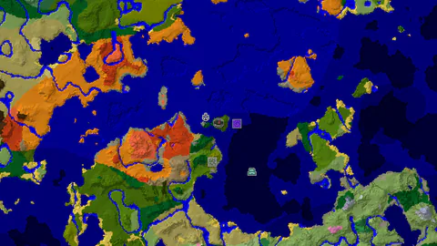 Jungle Spawn with Shipwreck and Ruined Portal Near