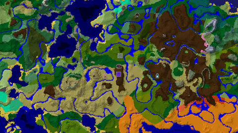 Savanna Plateau Spawn With Ruined Portal and Jungle Temple Nearby