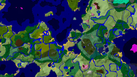 Ocean Monument 779 Blocks From Spawn With a Nearby Shipwreck