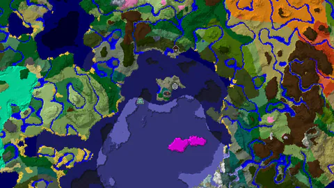 Shipwreck and Ocean Monument Within 450 Blocks of Spawn
