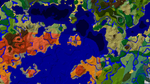 Desert Spawn with Eroded Badlands and a Ruined Portal Nearby