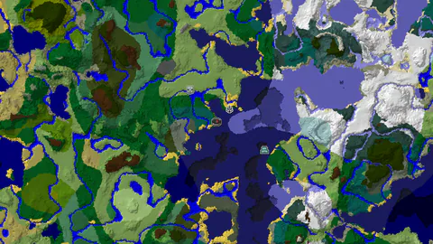 Forest Spawn With Shipwreck and Ocean Monument Nearby