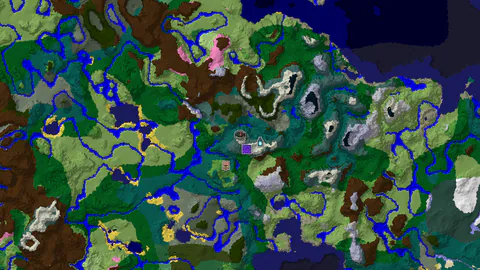 Jagged Peaks Spawn With an Ancient City 228 Blocks Away