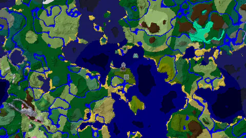 Jungle Spawn with Shipwreck and Jungle Temple Nearby