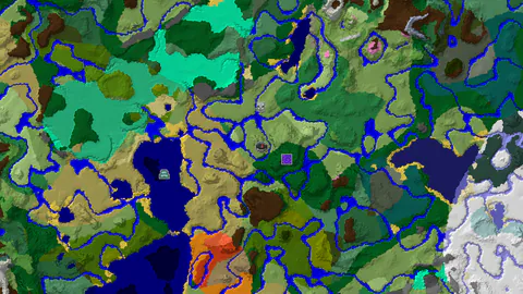 Plains Spawn With Ruined Portal and Pillager Outpost Nearby