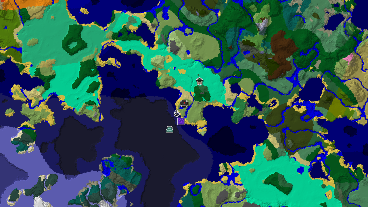 Plains Spawn With Shipwreck and Monument Near