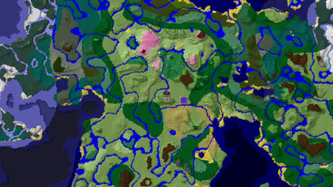 Plains Spawn With a Village 88 Blocks Away