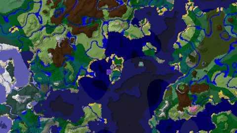 Shipwreck and Ocean Monument Near Forest Spawn