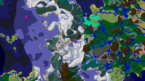 Snowy Plains Spawn With Ancient City 412 Blocks Away