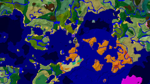 Sparse Jungle Spawn With Village and Shipwreck Nearby