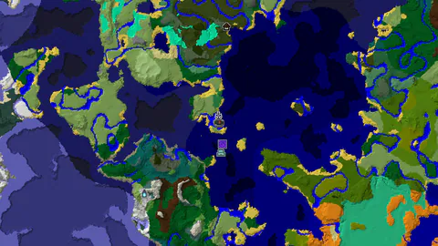 Plains Spawn, Shipwreck 88 Blocks, Flower Forest 192 Blocks